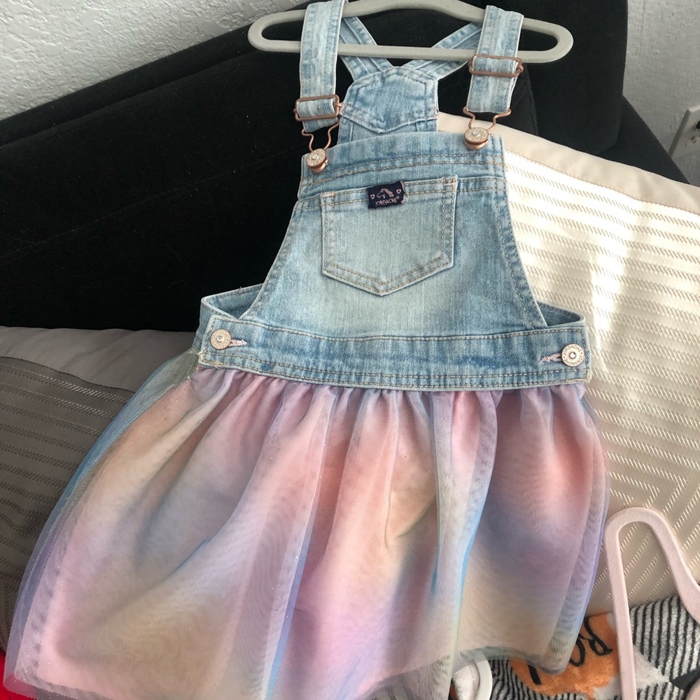 Jean coverall dress